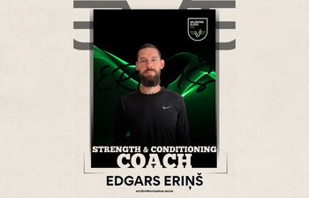 Edgars Eriņš — VALMIERA GLASS VIA fiziskās sagatavotības treneris!