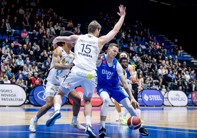 LAT-EST Play-off: BK Ogre - VALMIERA GLASS VIA (Foto: Jānis Martels)