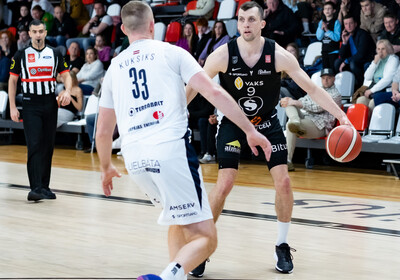 LBL 1/4 fināla 1.spēle, VALMIERA GLASS VIA : BK Liepāja