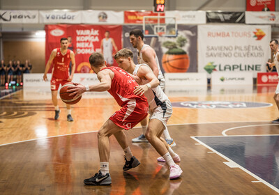 LBL 1/4 fināla 2.spēle, VALMIERA GLASS VIA : BK Liepāja (Foto: Kārlis Volkovskis)