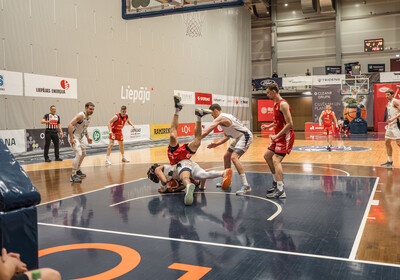 LBL 1/4 fināla 2.spēle, VALMIERA GLASS VIA : BK Liepāja (Foto: Kārlis Volkovskis)