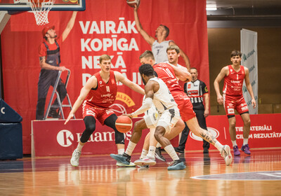 LBL 1/4 fināla 2.spēle, VALMIERA GLASS VIA : BK Liepāja (Foto: Kārlis Volkovskis)