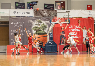 LBL 1/4 fināla 2.spēle, VALMIERA GLASS VIA : BK Liepāja (Foto: Kārlis Volkovskis)
