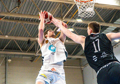 LBL pusfināla 3. spēle: VALMIERA GLASS VIA - VEF Rīga