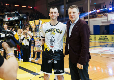 Latvijas Basketbola Užavas kausa fināls: VALMIERA GLASS VIA : BK Ventspils (21.02.2026.) Foto: Nauris Slokenbergs, Mārtiņš Goldbergs