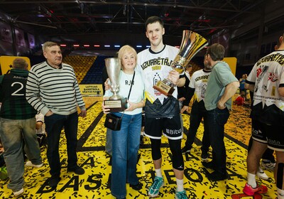 Latvijas Basketbola Užavas kausa fināls: VALMIERA GLASS VIA : BK Ventspils (21.02.2026.) Foto: Nauris Slokenbergs, Mārtiņš Goldbergs