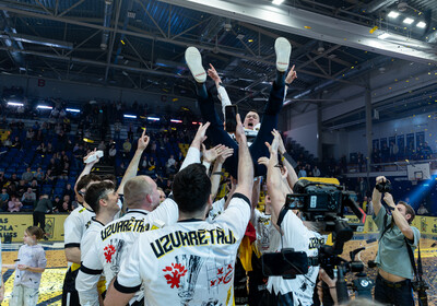 Latvijas Basketbola Užavas kausa fināls: VALMIERA GLASS VIA : BK Ventspils (21.02.2026.) Foto: Nauris Slokenbergs, Mārtiņš Goldbergs