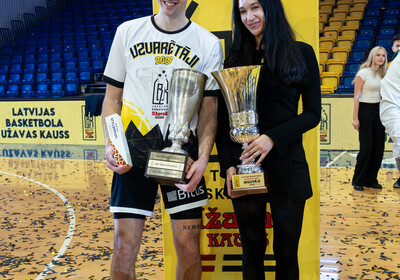 Latvijas Basketbola Užavas kausa fināls: VALMIERA GLASS VIA : BK Ventspils (21.02.2026.) Foto: Nauris Slokenbergs, Mārtiņš Goldbergs