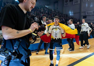 Latvijas Basketbola Užavas kausa fināls: VALMIERA GLASS VIA : BK Ventspils (21.02.2026.) Foto: Nauris Slokenbergs, Mārtiņš Goldbergs