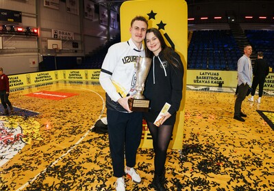 Latvijas Basketbola Užavas kausa fināls: VALMIERA GLASS VIA : BK Ventspils (21.02.2026.) Foto: Nauris Slokenbergs, Mārtiņš Goldbergs