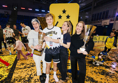 Latvijas Basketbola Užavas kausa fināls: VALMIERA GLASS VIA : BK Ventspils (21.02.2026.) Foto: Nauris Slokenbergs, Mārtiņš Goldbergs