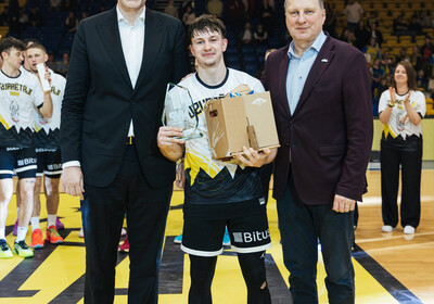 Latvijas Basketbola Užavas kausa fināls: VALMIERA GLASS VIA : BK Ventspils (21.02.2026.) Foto: Nauris Slokenbergs, Mārtiņš Goldbergs