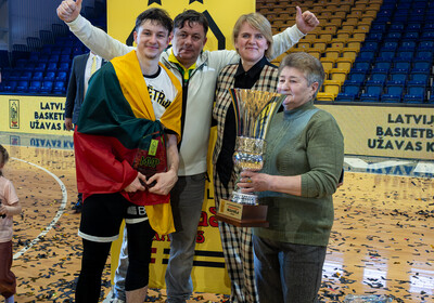 Latvijas Basketbola Užavas kausa fināls: VALMIERA GLASS VIA : BK Ventspils (21.02.2026.) Foto: Nauris Slokenbergs, Mārtiņš Goldbergs