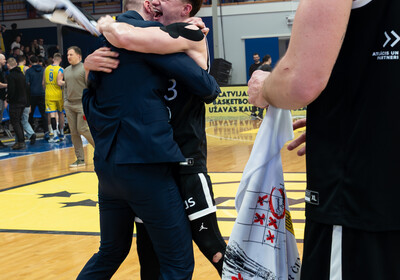 Latvijas Basketbola Užavas kausa fināls: VALMIERA GLASS VIA : BK Ventspils (21.02.2026.) Foto: Nauris Slokenbergs, Mārtiņš Goldbergs