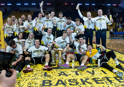 Latvijas Basketbola Užavas kausa fināls: VALMIERA GLASS VIA : BK Ventspils (21.02.2026.) Foto: Nauris Slokenbergs, Mārtiņš Goldbergs