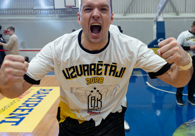 Latvijas Basketbola Užavas kausa fināls: VALMIERA GLASS VIA : BK Ventspils (21.02.2026.) Foto: Nauris Slokenbergs, Mārtiņš Goldbergs