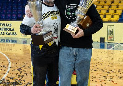 Latvijas Basketbola Užavas kausa fināls: VALMIERA GLASS VIA : BK Ventspils (21.02.2026.) Foto: Nauris Slokenbergs, Mārtiņš Goldbergs