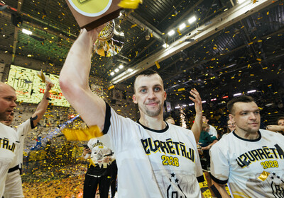 Latvijas Basketbola Užavas kausa fināls: VALMIERA GLASS VIA : BK Ventspils (21.02.2026.) Foto: Nauris Slokenbergs, Mārtiņš Goldbergs