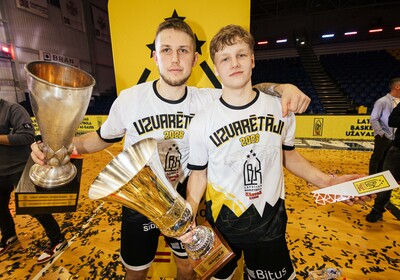 Latvijas Basketbola Užavas kausa fināls: VALMIERA GLASS VIA : BK Ventspils (21.02.2026.) Foto: Nauris Slokenbergs, Mārtiņš Goldbergs