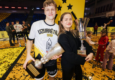 Latvijas Basketbola Užavas kausa fināls: VALMIERA GLASS VIA : BK Ventspils (21.02.2026.) Foto: Nauris Slokenbergs, Mārtiņš Goldbergs