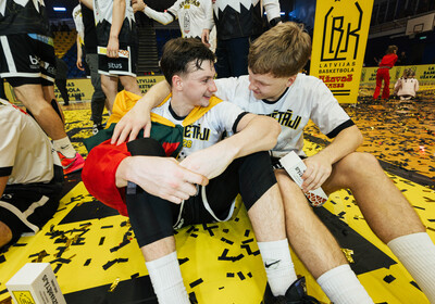Latvijas Basketbola Užavas kausa fināls: VALMIERA GLASS VIA : BK Ventspils (21.02.2026.) Foto: Nauris Slokenbergs, Mārtiņš Goldbergs