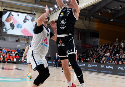 LAT-EST 1/4fināls 1.spēle: VALMIERA GLASS VIA : TalTech/ALEXELA