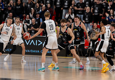 LAT-EST 1/2fināls 2.spēle: VALMIERA GLASS VIA : VEF Rīga