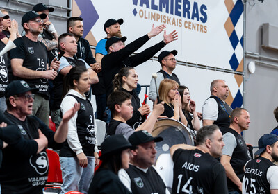 LBL 1/2 fināls 1. spēle: VALMIERA GLASS VIA : Rīgas Zeļļi Sefinance