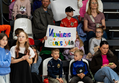 LBL 1/2 fināls 1. spēle: VALMIERA GLASS VIA : Rīgas Zeļļi Sefinance