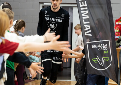 LBL 1/2 fināls 1. spēle: VALMIERA GLASS VIA : Rīgas Zeļļi Sefinance