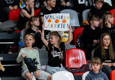 LBL 1/2 fināls 1. spēle: VALMIERA GLASS VIA : Rīgas Zeļļi Sefinance