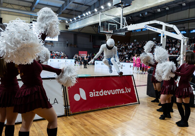 LBL 1/2 fināls 1. spēle: VALMIERA GLASS VIA : Rīgas Zeļļi Sefinance