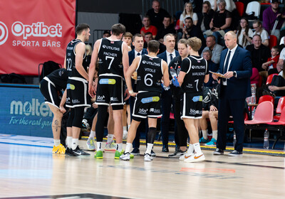 LBL 1/2 fināls 1. spēle: VALMIERA GLASS VIA : Rīgas Zeļļi Sefinance