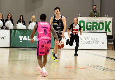 LBL 1/2 fināls 5.spēle: VALMIERA GLASS VIA : Rīgas Zeļļi/Sefinance