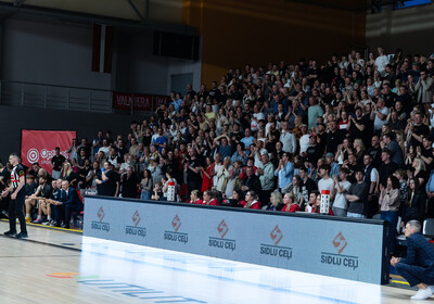 LBL 1/2 fināls 5.spēle: VALMIERA GLASS VIA : Rīgas Zeļļi/Sefinance