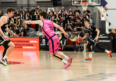 LBL 1/2 fināls 5.spēle: VALMIERA GLASS VIA : Rīgas Zeļļi/Sefinance