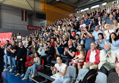LBL 1/2 fināls 5.spēle: VALMIERA GLASS VIA : Rīgas Zeļļi/Sefinance