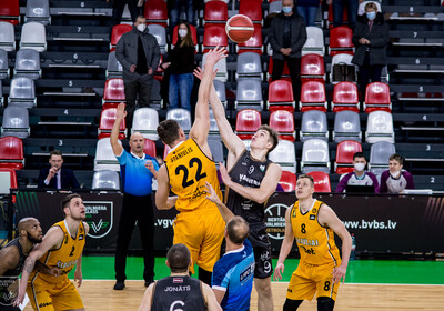 Eiropas Ziemeļu basketbola līga: VALMIERA GLASS VIA : Siauliai-7bet  02.02.2022.