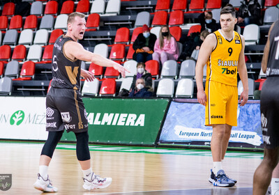 Eiropas Ziemeļu basketbola līga: VALMIERA GLASS VIA : Siauliai-7bet  02.02.2022.